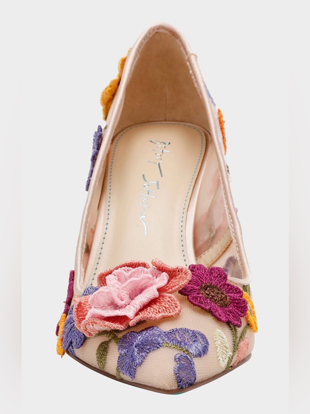 Betsey Johnson “Aimey” Nude Floral Pump - Size 5 - NWT - Picture 4 of 10